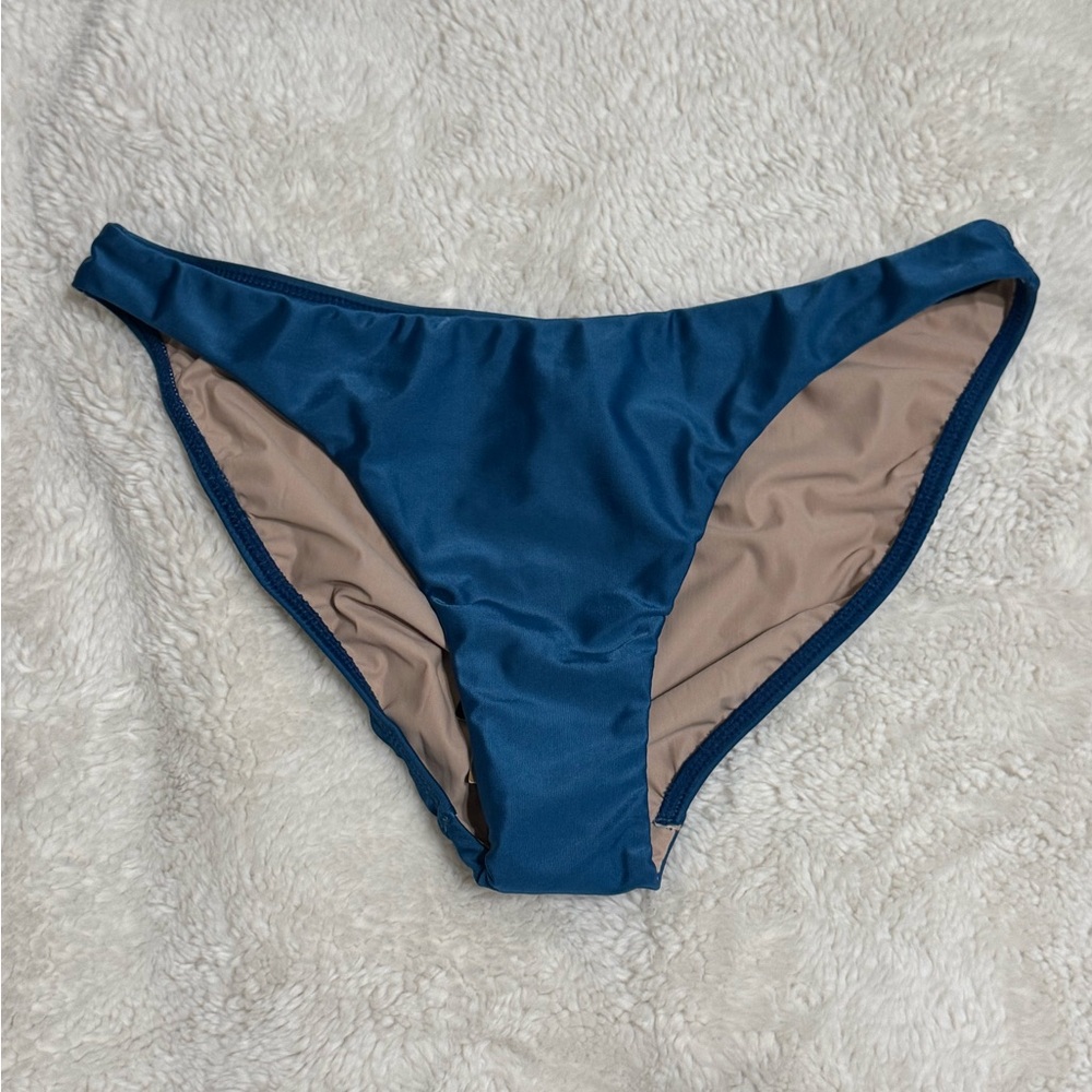 Vix Blue and Tan Classic Bikini Swimwear